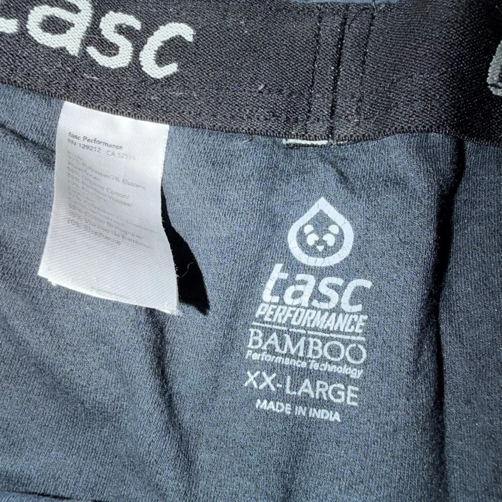 Tasc Performance Bamboo Men's Athletic Shorts with Reflective Trim XXL